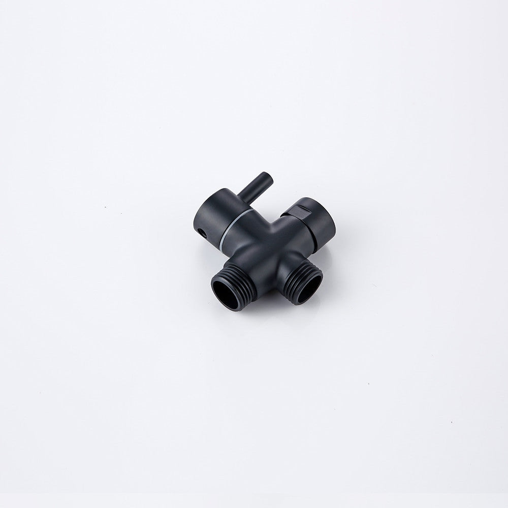 Handheld Brass Black Chrome Brushed Stainless Steel Wall hung Toilet Toilet Bidet Sprayer Corner Drain Valve Kit|Bidets - Frontier General Hardware