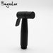 Handheld Brass Black Chrome Brushed Stainless Steel Wall hung Toilet Toilet Bidet Sprayer Corner Drain Valve Kit|Bidets - Frontier General Hardware