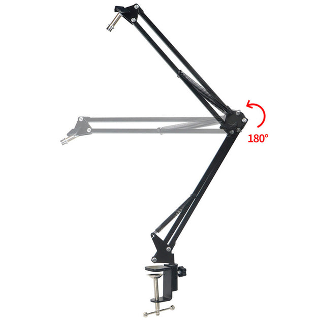 Foldable Desktop Microphone Mount With Bracket For Stands And Tripod For Live Streaming And Video Bloggers Frontier General Hardware