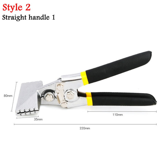 Sheet Metal Bending Pliers Hand Seamer Wide Jaw Straight 80mm Elbow 80mm Straight 150mm Tools For Welding Frontier General Hardware