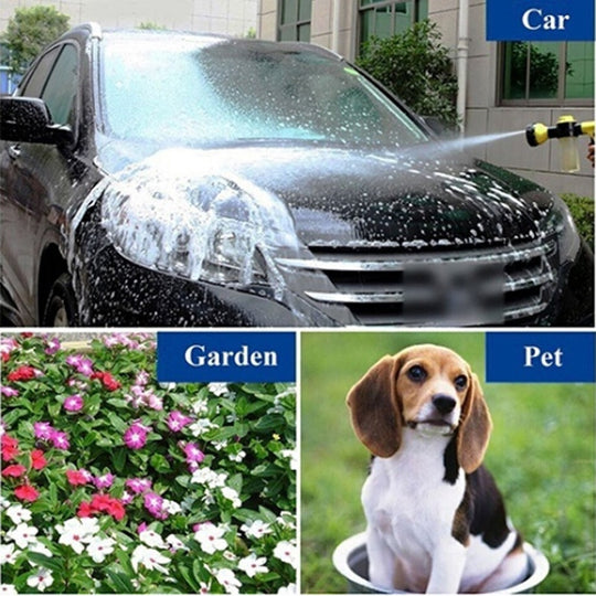 Water Hose Nozzle With Eight Spray Patterns High Pressure Car Wash Sprayer Foam Lance Garden Sprayer Frontier General Hardware