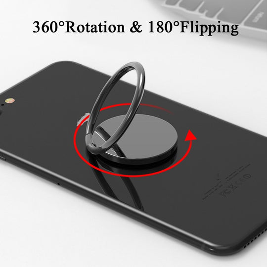 360 Degree Rotatable Magnetic Phone Holder Finger Ring Stand for Smartphones and Magnetic Mounts Frontier General Hardware
