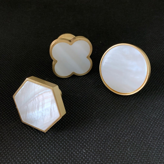 Decorative Brass Shell Cabinet Knob 1 Pack Natural White Shell Door Handle For Kitchen Cabinets And Drawers Frontier General Hardware