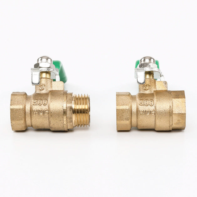 Brass Ball Valve Half Inch Male To Female Water Gas Oil With Lever Handle Copper Plumbing Ball Water Tap Stop 300 WOG Frontier General Hardware