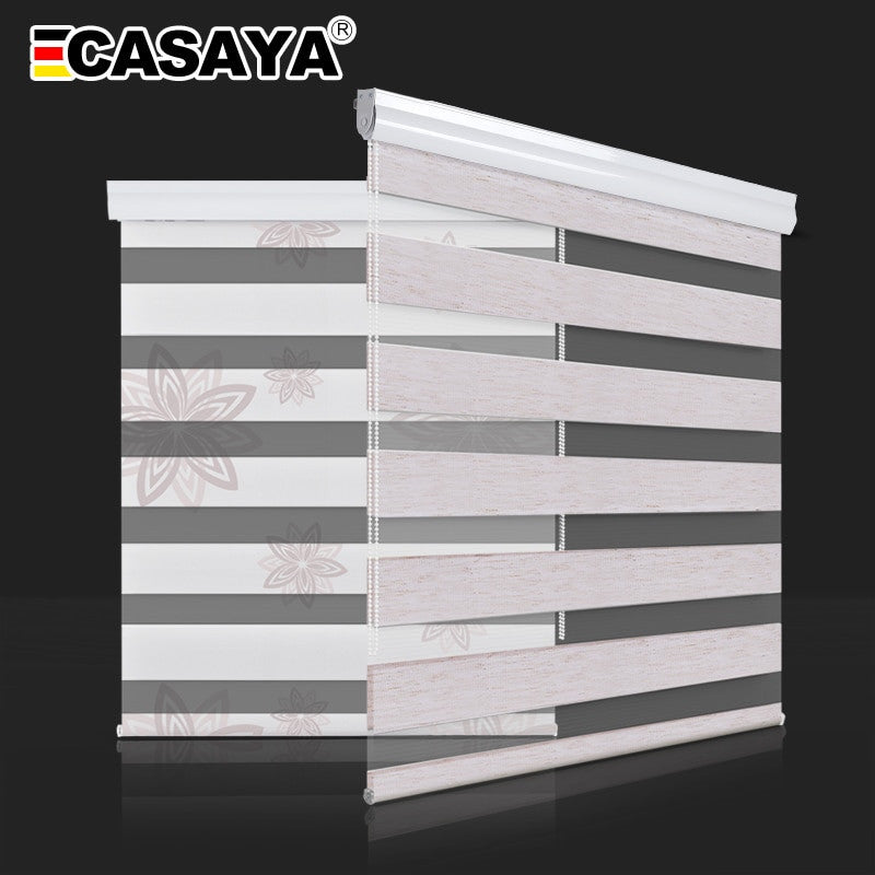 High Quality Zebra Blinds Big Dustproof Cover System day night blinds window bedroom living room Roller Blinds Custom Size|Blinds, Shades & Shutters| - Frontier General Hardware
