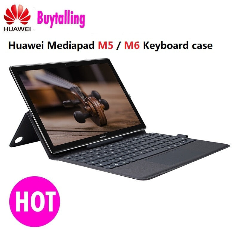 Huawei Mediapad M5 Keyboard Case Stand Flip Leather Case for M5 10.8 M5 pro 10.8 inch Huawei Mediapad M6 10.8 Keyboard Case|Tablets & e-Books Case - Frontier General Hardware