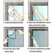 Insect Window Net Insect Fly Bug Mosquito Door Window Net Mesh Screen Curtain Protector Black Window Screen Divider Seperate|Screens & Room Dividers| - Frontier General Hardware