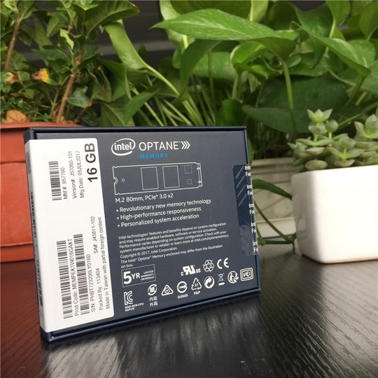Intel Optane Memory M2 2280 16GB PCIe NVMe 3.0 X2 Internal Solid State Drive Cache For System Acceleration Frontier General Hardware