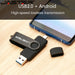 JASTER High Speed OTG USB Flash Drive 128gb Pen Drive 64gb 32gb 16gb Pendrive 2 in 1 Micro Usb Stick for Android SmartPhone|USB Flash Drives - Frontier General Hardware