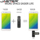 JASTER High Speed OTG USB Flash Drive 128gb Pen Drive 64gb 32gb 16gb Pendrive 2 in 1 Micro Usb Stick for Android SmartPhone|USB Flash Drives - Frontier General Hardware