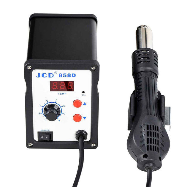 JCD Soldering station 858D 700W LCD Digital welding solder rework station 220V/110V Soldering iron hot air gun SMD repair tools|Soldering Stations