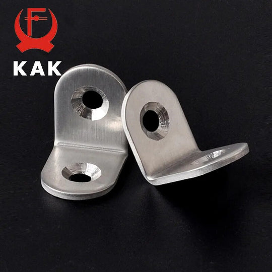 10Pcs Stainless Steel Angle Corner Brackets L Shape Furniture Hardware For Edge Support And Joint Reinforcement Frontier General Hardware