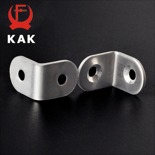 10Pcs Stainless Steel Angle Corner Brackets L Shape Furniture Hardware For Edge Support And Joint Reinforcement Frontier General Hardware