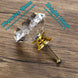 KAK 30mm Diamond Shape Crystal Glass Knobs and Handles Dresser Drawer Knobs Kitchen Cabinet Handles Furniture Handle Hardware|Cabinet Pulls