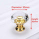 KAK 30mm Diamond Shape Crystal Glass Knobs and Handles Dresser Drawer Knobs Kitchen Cabinet Handles Furniture Handle Hardware|Cabinet Pulls