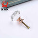 KAK 30mm Diamond Shape Crystal Glass Knobs and Handles Dresser Drawer Knobs Kitchen Cabinet Handles Furniture Handle Hardware|Cabinet Pulls
