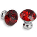 KAK 30mm Kitchen Cabinet Handles Diamond Shape Design Crystal Glass Knobs Cupboard Pulls Drawer Knobs Furniture Handle Hardware|Cabinet Pulls