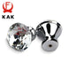 KAK 30mm Kitchen Cabinet Handles Diamond Shape Design Crystal Glass Knobs Cupboard Pulls Drawer Knobs Furniture Handle Hardware|Cabinet Pulls