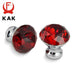 KAK 30mm Kitchen Cabinet Handles Diamond Shape Design Crystal Glass Knobs Cupboard Pulls Drawer Knobs Furniture Handle Hardware|Cabinet Pulls