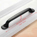 KAK American Style Black Cabinet Handles Solid Aluminum Alloy Kitchen Cupboard Pulls Drawer Knobs Furniture Handle Hardware|Cabinet Pulls