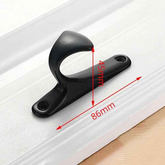 KAK American Style Black Cabinet Handles Solid Aluminum Alloy Kitchen Cupboard Pulls Drawer Knobs Furniture Handle Hardware|Cabinet Pulls