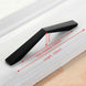 KAK American Style Black Cabinet Handles Solid Aluminum Alloy Kitchen Cupboard Pulls Drawer Knobs Furniture Handle Hardware|Cabinet Pulls