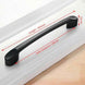 KAK American Style Black Cabinet Handles Solid Aluminum Alloy Kitchen Cupboard Pulls Drawer Knobs Furniture Handle Hardware|Cabinet Pulls