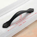KAK American Style Black Cabinet Handles Solid Aluminum Alloy Kitchen Cupboard Pulls Drawer Knobs Furniture Handle Hardware|Cabinet Pulls