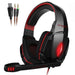 KOTION EACH Gaming Headset Casque Deep Bass Stereo Game Headphone with Microphone LED Light for PS4 Phone Laptop PC Gamer|Phone Earphones & Headphones