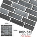 Kaguyahime 3D Self Adhesive Wallpaper Mosaic Tiles Wall Stickers Waterproof Stickers Decoration Wall Panel Kitchen Home Decor|Wall Stickers