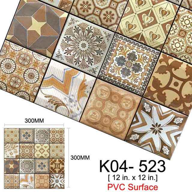 Kaguyahime 3D Self Adhesive Wallpaper Mosaic Tiles Wall Stickers Waterproof Stickers Decoration Wall Panel Kitchen Home Decor|Wall Stickers