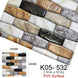 Kaguyahime 3D Self Adhesive Wallpaper Mosaic Tiles Wall Stickers Waterproof Stickers Decoration Wall Panel Kitchen Home Decor|Wall Stickers
