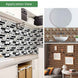 Kaguyahime 3D Self Adhesive Wallpaper Mosaic Tiles Wall Stickers Waterproof Stickers Decoration Wall Panel Kitchen Home Decor|Wall Stickers