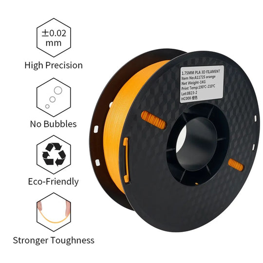 Kee Pang PLA Filament 1.75mm 1kg 300m For FDM 3D Printers High Quality Eco Friendly Assorted Colors Frontier General Hardware