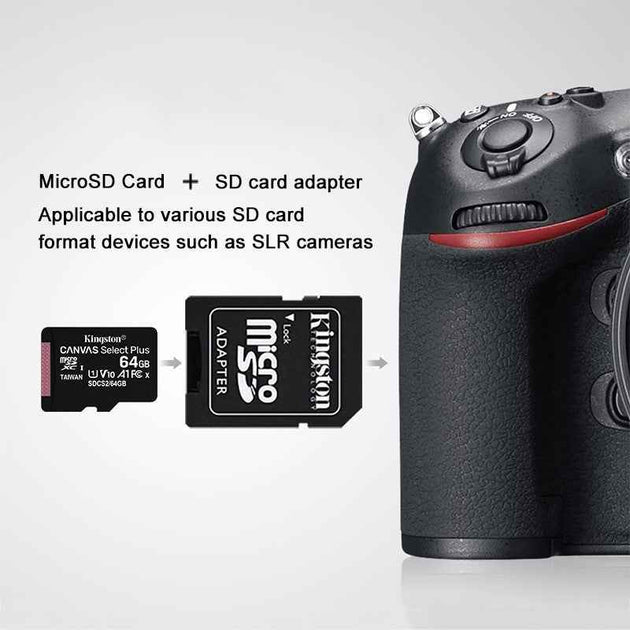 Kingston Micro SD Card 16GB 32GB 64GB 128GB 256GB Memory Card Class 10 SDHC UHS I U1 80MB/s C10 TF Card 8G C4 for Smartphones|card usd|card magic trick revealedcard factory christmas cards