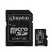 Kinstong Memory Card 128GB 32 GB 16GB Micro SD TF 64GB 256GB MicroSD SDCS2 100MB/S Reading Speed Class 10 Flash Card SD 64GB|Micro SD Cards