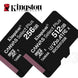 Kinstong Memory Card 128GB 32 GB 16GB Micro SD TF 64GB 256GB MicroSD SDCS2 100MB/S Reading Speed Class 10 Flash Card SD 64GB|Micro SD Cards