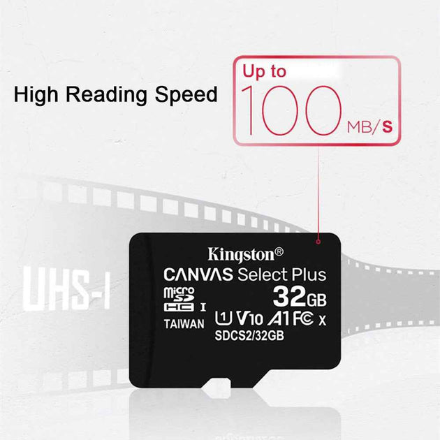 Kinstong Memory Card 128GB 32 GB 16GB Micro SD TF 64GB 256GB MicroSD SDCS2 100MB/S Reading Speed Class 10 Flash Card SD 64GB|Micro SD Cards