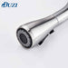 Kitchen Faucet Pull Down Single Handle Spring Kitchen Mixer Sink Faucet Nickel Brushed Stainless Steel Hot & Cold Water Taps|Kitchen Faucets