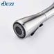Kitchen Faucet Pull Down Single Handle Spring Kitchen Mixer Sink Faucet Nickel Brushed Stainless Steel Hot & Cold Water Taps|Kitchen Faucets