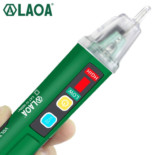 LAOA Voltage Meter Induction Probe Pen Test CAT VIT 1000V Multifunction Electric Pen Tester Voltage Detector Test With CE|Voltage Meters - Frontier General Hardware