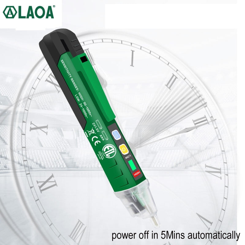 LAOA Voltage Meter Induction Probe Pen Test CAT VIT 1000V Multifunction Electric Pen Tester Voltage Detector Test With CE|Voltage Meters - Frontier General Hardware