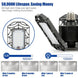 LED Garage Light 360 Degrees Deformable Ceiling Light For Home Warehouse Workshop Folding Three Leaf Deformation Lamp AC85 265V|Industrial Lighting - Frontier General Hardware
