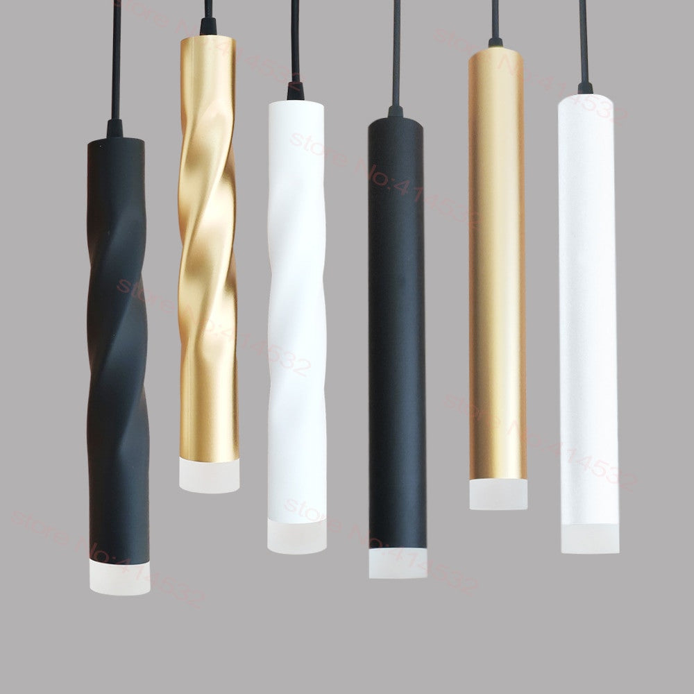 LED Pendant Lamp dimmable hanging lights Kitchen Island Dining Room Shop Bar Counter Decoration Cylinder Pipe Kitchen Lights|Pendant Lights| - Frontier General Hardware