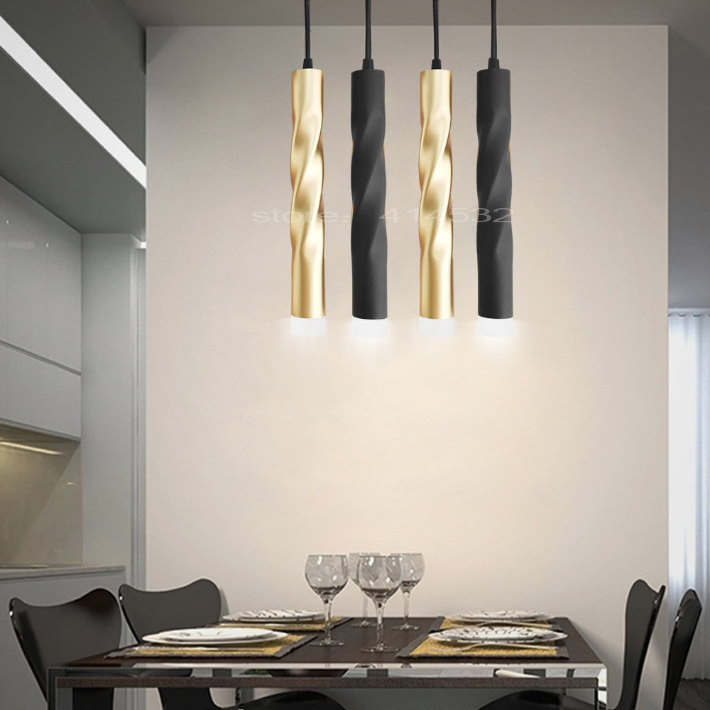 LED Pendant Lamp dimmable hanging lights Kitchen Island Dining Room Shop Bar Counter Decoration Cylinder Pipe Kitchen Lights|Pendant Lights| - Frontier General Hardware