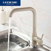 LEDEME New Kitchen Faucet Surface Finishing Brass Black Spray Paint Colorful Brass Main Material Kitchens Faucets Single Handle|Kitchen Faucets