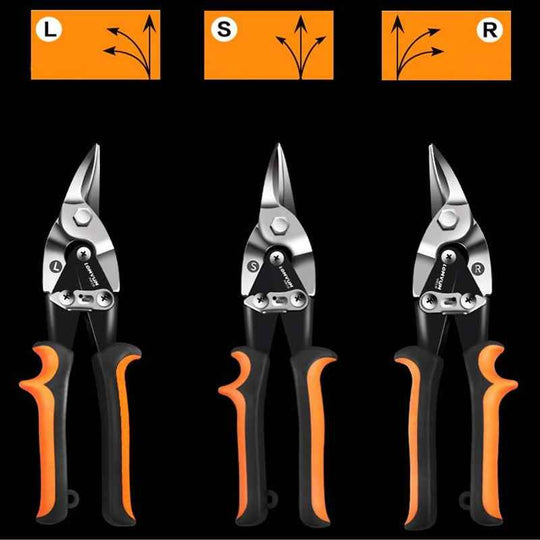 LOMVUM Metal Sheet Cutting Scissor Pvc Pipe Cutter Professional Industrial Shears Iron Scissors Multi purpose Scissors Tin Snips|tin snips|industrial shearsiron scissors