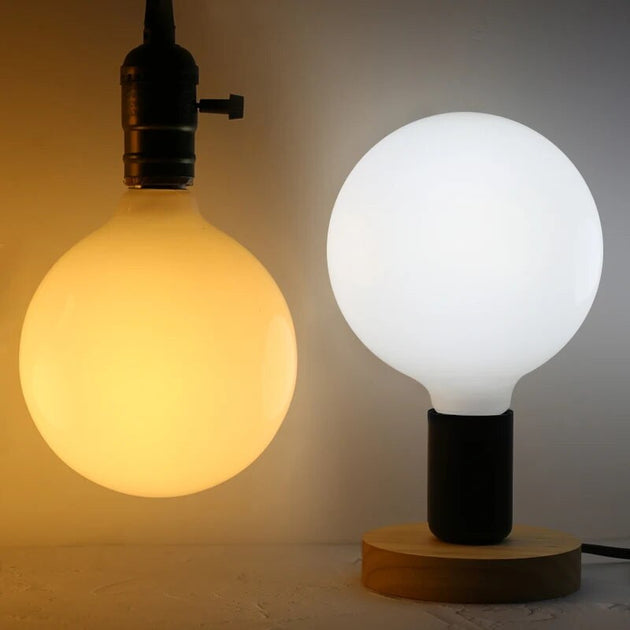 E27 LED Light Bulb AC 85V To 265V Milky Diffuser Soft White 2700K Energy Saving Long Lifespan Frontier General Hardware