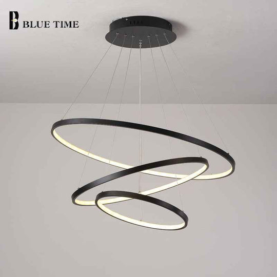 Lampara Colgante Modern LED Chandelier Hanging Lamp Rings Ceiling Chandelier Lighting For Living room Dining Room Light Fixtures|chandeliers ceiling|modern led chandelierled chandelier