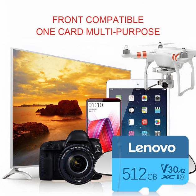 Lenovo High Speed 2TB Micro TF SD Card 1TB 512GB 256GB Class10 TF Flash Memory Card 128GB cartao de memoria for Nintendo Switch Frontier General Hardware